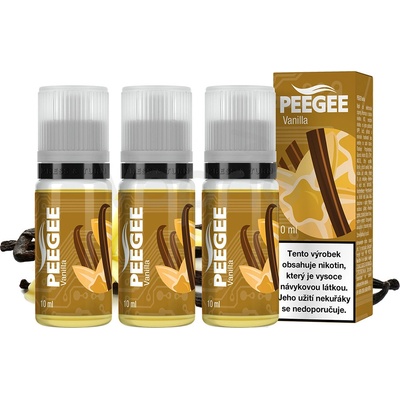 PEEGEE Vanilka 3 x 10 ml 12 mg