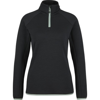 Image 1 of Heber Peak Дамски вълнен пуловер Heber Peak Women's MerinoBlend SaplingHe. II Half Zip Jumper - Black (105-6172-0114)