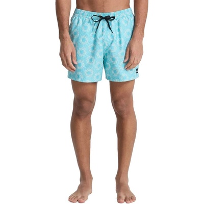 Quiksilver Бански гащета Quiksilver Everyday Printed Volley 15´´ swimming shorts - Blue (Aqua Ocean Mayhem)