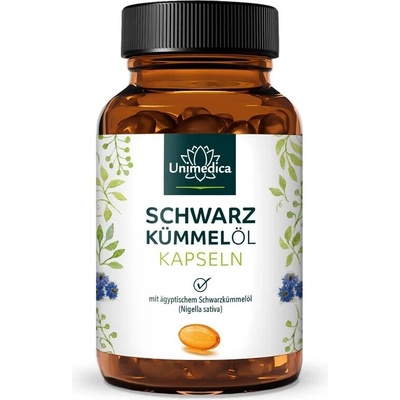 Unimedica olej z čiernej rasce 3000 mg, 400 gélových kapsúl