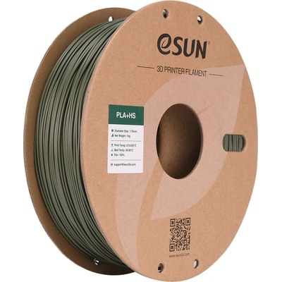 eSUN PLA+HS Olive Green - 1, 75 mm / 1000 g (PLA+HS175O-OG1P1)
