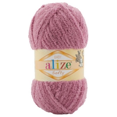 Alize Softy 28 tmavě starorůžová