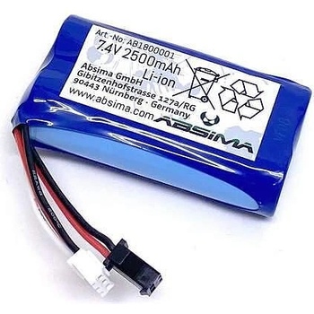 ABSIMA Батерия Li-Ion Battery Pack (7.4 2500mAh) Absima AB1800001 (AB1800001)