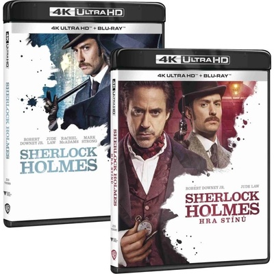 Sherlock Holmes - kolekce 1+2 4K BD