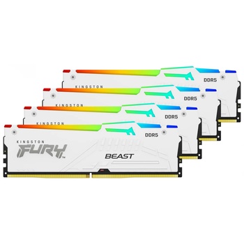 Image 1 of Kingston FURY Beast RGB 128GB (4x32GB) DDR5 5600MHz KF556C40BWAK4-128