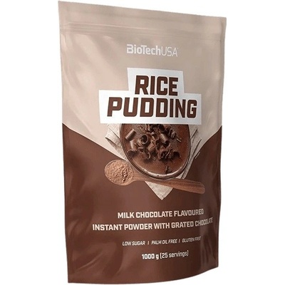 BioTechUSA Rice Pudding mléčná čokoláda 1000 g