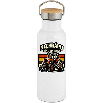 123TRIKO termoska Nechrápu, sním že jsem traktor, V2 500 ml motorka