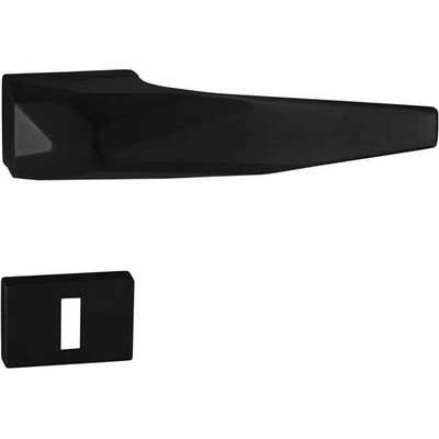 TUPAI ICEBERG - RT 4003RT mosaz klika/klika + PZ rozety 52x52mm (otvor pro vložku), Povrch: BS - černá mat (153) 8584138343724