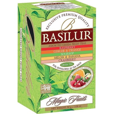 Basilur Magic Fruits Green Assorted 20 x 1,5 g