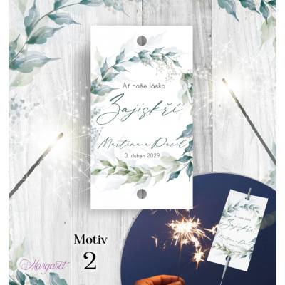 Kartička Prskavky SK34 Motiv 2