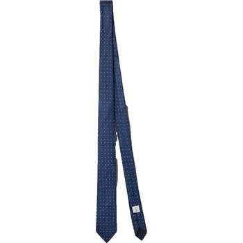 Calvin Klein Silk Blend Dotted tie - Blue (Navy)
