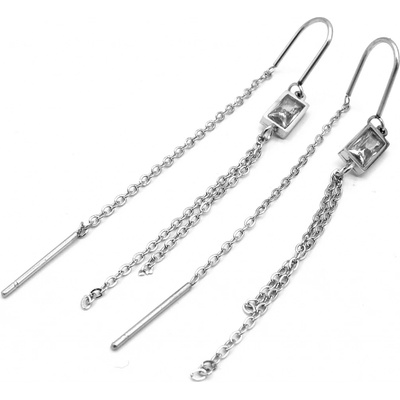Steel Jewelry provlékací náušnice chirurgická ocel dámské 231090
