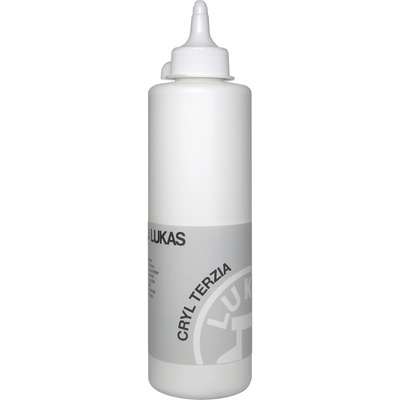 LUKAS Cryl Terzia Plastic Bottle АКРИЛНА боя Titanium White 500 ml 1 бр (748080500)
