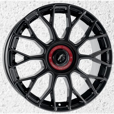 DAMINA PERFORMANCE DM10 8x18 5x112 ET45 black red cap