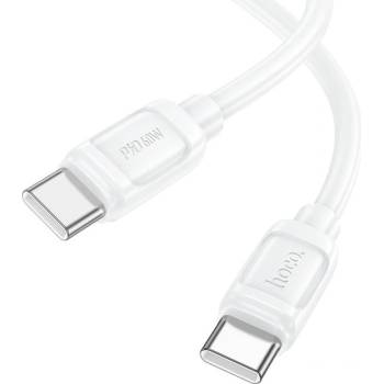 hoco. USB кабел за зареждане C-C 1m X115 Surpass 60W бял (HC652001) (HC652001)