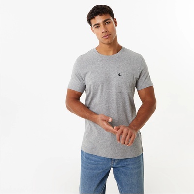 Jack Wills Тениска Jack Wills Ayleford Logo T Shirt - Grey Marl