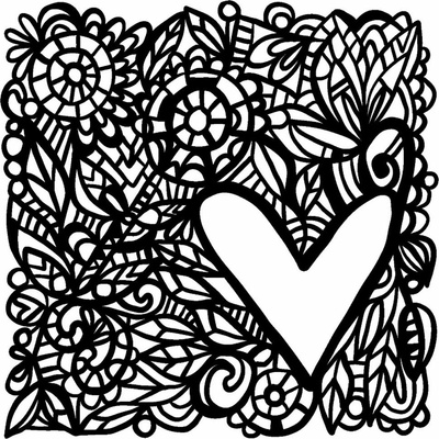 Šablona TCW 12"x12" (30,5x30,5 cm) - Love Frame – Zboží Dáma