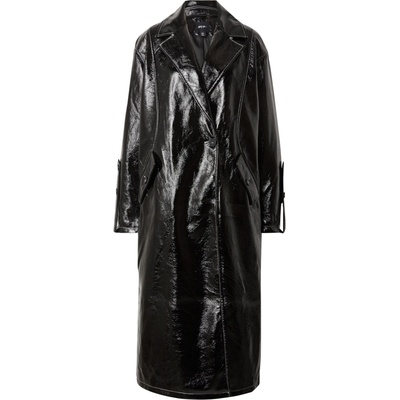 Nasty Gal Преходно палто черно, размер 6