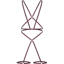 Batty Burgundy Body Harness Promees