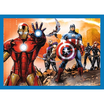 Trefl Trefl 4v1 Odvážni Avengeri / Disney Marvel The Avengers