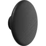 Muuto Кука за стена Dots Wood 17 см черна (03091)