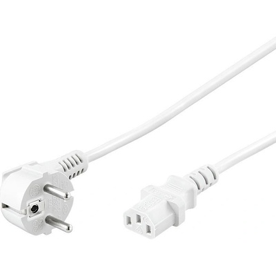 PremiumCord Kabel síťový 230V k počítači 1m bílý kpsp1w – Sleviste.cz