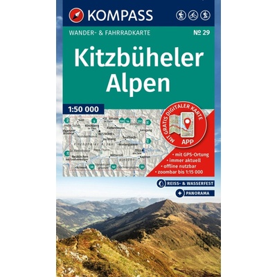Kitzbüheler Alpen (Kompass - 29) - turistická mapa