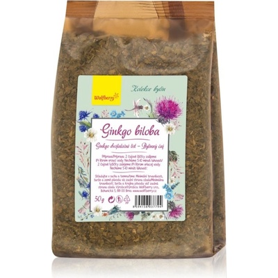Wolfberry Herbal collection Ginkgo biloba bylinný čaj na podporu činnosti nervovej sústavy 50 g