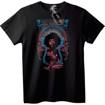 NOONEBRAND Тениска Jimi Hendrix Психеделик - S, White