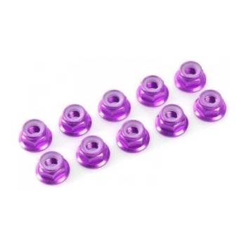 Revtec Самозаключваща се гайка с пр. m5 алуминий лилава (10)