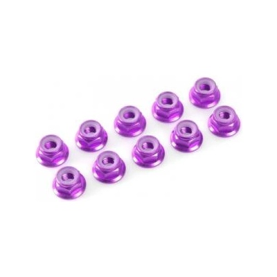 Revtec Самозаключваща се гайка с пр. m5 алуминий лилава (10)