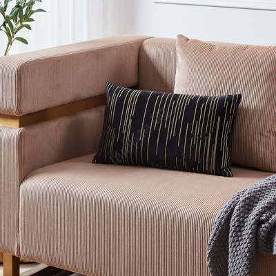 EGLO 420019 - Декоративна възглавница CHEVERY 30x50 см черен/златист (EG420019)