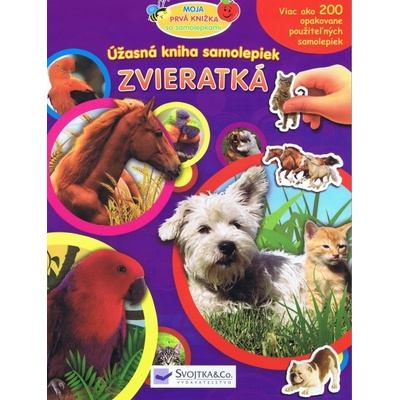 Zvieratká Úžasná kniha samolepiek