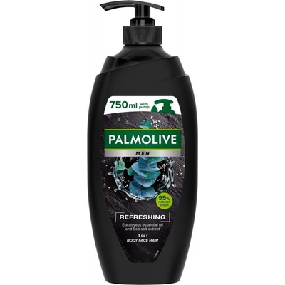 Palmolive Men sprchovací gél pumpa 3v1 750 ml
