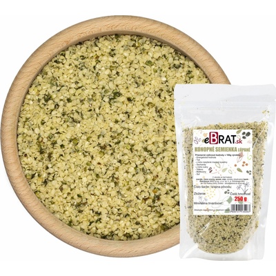 eBrat.sk Konopné semienka lúpané 250 g
