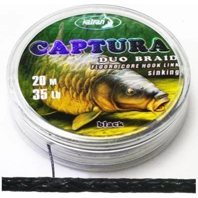 Katran Pletenka Duo CAPTURA Black 20m 20lb