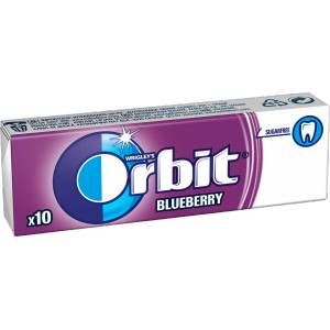 Orbit Дъвки на дражета с боровинка, 10 бр. , 14 g (1850076)
