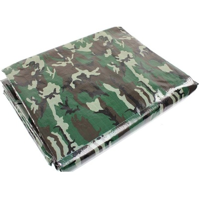 Mil-Tec ABDECK z fólie PE 500 x 600 cm Woodland