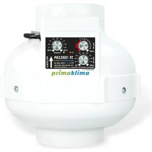 Prima Klima EC Вентилатор PK125EC-TC с контролер на темп. Ø125mm 680m3/h