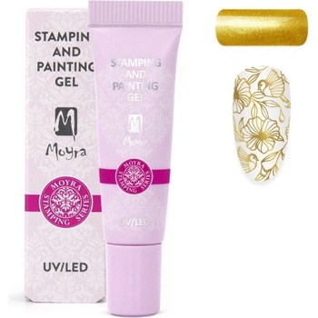 Moyra Stamping and painting gél 20 gold 7 g