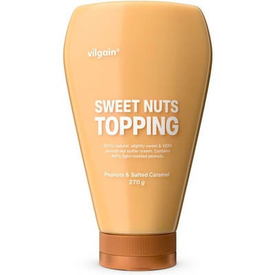 Vilgain Sweet Nuts Topping Arašídy se slaným karamelem 270 g – Zboží Dáma