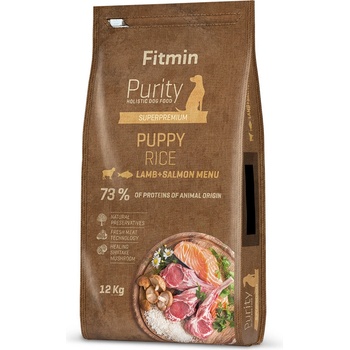 Fitmin Purity Rice Puppy Lamb&Salmon 12 kg