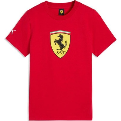 FERRARI triko BIG SHIELD 26 Puma dětské red