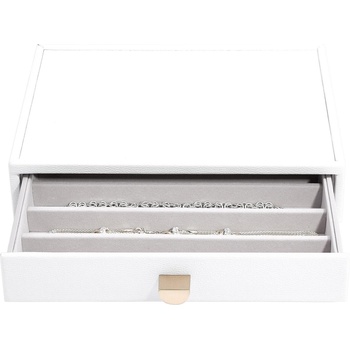 Stackers Ковчеже за колиета Stackers Pebble с чекмедже cлassic бяло (75885)