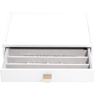 Stackers Ковчеже за колиета Stackers Pebble с чекмедже cлassic бяло (75885)