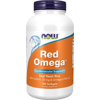 NOW NOW Red Omega (Red Yeast Rice), 180 Softgels