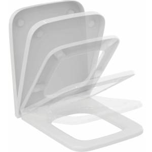 Ideal Standard Тоалетна чиния Ideal Standard Atelier Blend Cube с плавно затваряне, гланцово бяла (T392701)