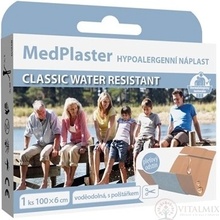 MedPlaster Náplast Classic water resistant 100 x 6 cm 20 ks