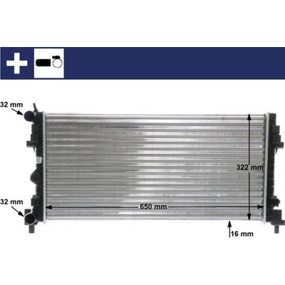 Chladič, chlazení motoru MAHLE CR 2081 000S CR 2081 000S