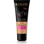 Eveline Cosmetics Selfie Time грим и коректор 2 в 1 цвят 05 Beige 30ml